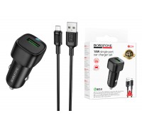 Автомобильное зарядное устройство BOROFONE BZ34  BZ34 Cloud QC3.0 с одним портом QC3.0 (Micro) (черный)