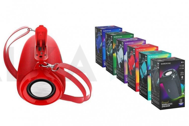 Портативная беспроводная колонка BOROFONE BR4 Horizon sport (красный)