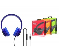 Наушники мониторные проводные BOROFONE BO5 Star sound wired headphones (синий)