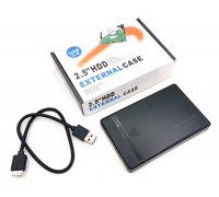 Кейс для HDD/SSD 2.5'' USB3.0 - SATA пластик (S830_Black)