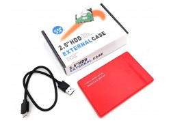 Кейс для HDD/SSD 2.5'' USB3.0 - SATA пластик (S830_Red)