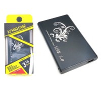 Кейс для HDD/SSD 2.5'' USB3.0 - SATA металл (S254BU3_Black)