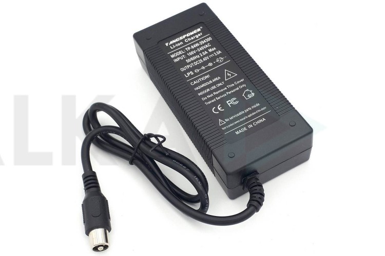 Адаптер питания для электросамокатов для Li-Ion батарей (29.40V 3.0A RCA)