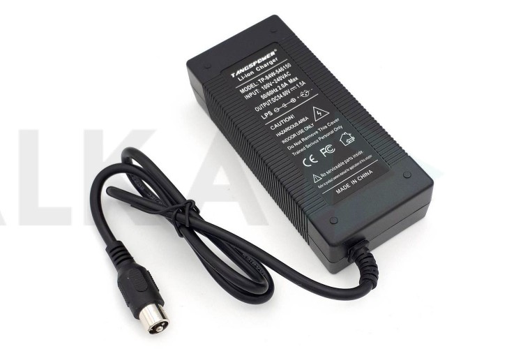 Адаптер питания для электросамокатов для Li-Ion батарей (54.60V 1.5A RCA)