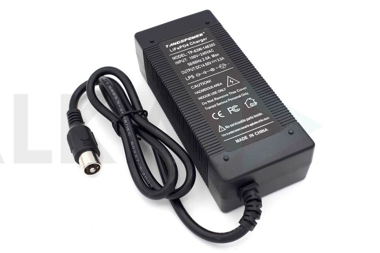 Адаптер питания для электросамокатов для Li-Ion батарей (14.60V 3.0A RCA)