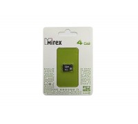 Карта памяти microSDHC MIREX 4 GB (class 10) без адаптера