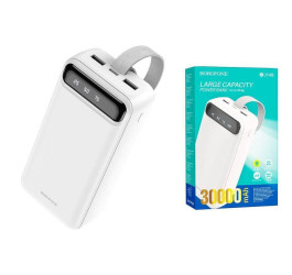 Универсальный дополнительный аккумулятор Power Bank BOROFONE BJ14B (30000 mAh) (белый)