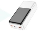 Универсальный дополнительный аккумулятор Power Bank HOCO J108B Universe 22.5W fully compatible (30000 mAh) (белый)