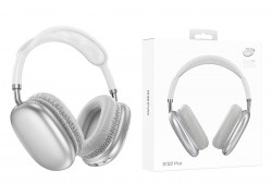 Наушники мониторные беспроводные BOROFONE BO22 Plus Elegant wireless headset Bluetooth (серебристый)