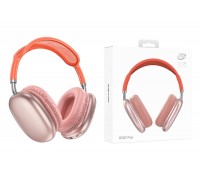 Наушники мониторные беспроводные BOROFONE BO22 Plus Elegant wireless headset Bluetooth (розовый)