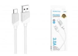 Кабель USB - USB Type-C BOROFONE BX107 Excellent, 2A (белый) 1м