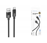 Кабель USB - USB Type-C BOROFONE BX106 Charge, (черный) 1м