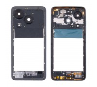 Средняя часть для Tecno Spark 20C (BG7n) (рамка задней крышки) черный