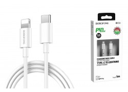 Кабель USB Type-C - Lightning BOROFONE BX36, 3A PD18W (белый) 1,2м
