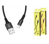 Кабель USB - Lightning BOROFONE BX20, 2,4A (черный) 1м