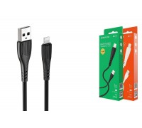 Кабель USB - Lightning BOROFONE BX37, 2,4A (черный) 1м