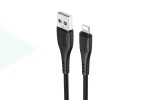 Кабель USB - Lightning BOROFONE BX37, 2,4A (черный) 1м