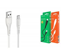 Кабель USB - USB Type-C BOROFONE BX37, 3A (белый) 1м