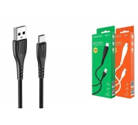 Кабель USB - USB Type-C BOROFONE BX37, 3A (черный) 1м