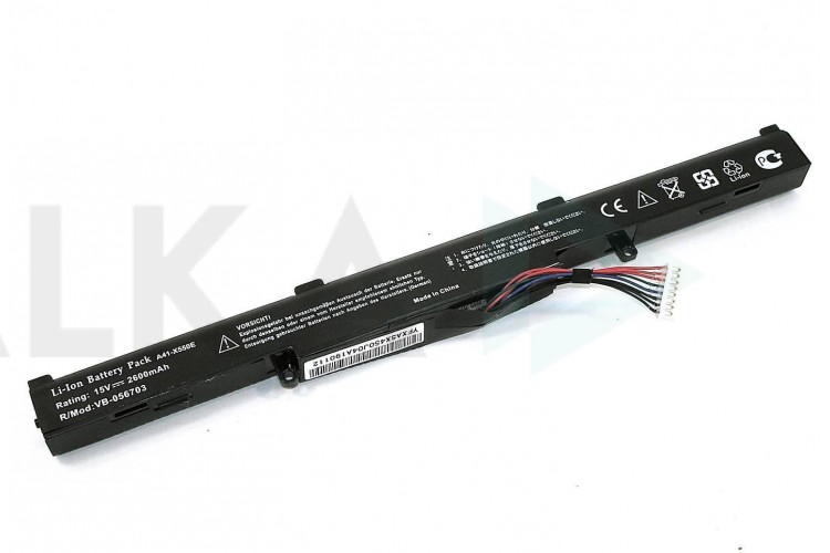 Аккумулятор A41-X550E 15V 2600mAh