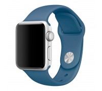 Ремешок силиконовый для Apple Watch 38-40 мм цвет синий деним (размер ML)