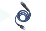 Кабель USB - USB Type-C HOCO U110 (синий) 1м