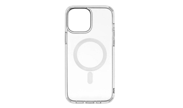 Чехол для iPhone 16 (6,1) с силиконовым бампером MagSafe (прозрачный)