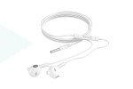 Наушники вакуумные проводные HOCO M64 Melodious wire control earphones (белый)