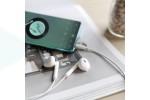 Наушники вакуумные проводные HOCO M64 Melodious wire control earphones (белый)