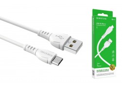 Кабель USB - MicroUSB BOROFONE BX51 2,4A (белый) 1м