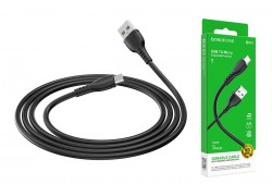 Кабель USB - MicroUSB BOROFONE BX51 2,4A (черный) 1м