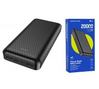 Универсальный дополнительный аккумулятор Power Bank BOROFONE BJ3A (20000 mAh) (черный)