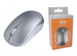 Мышь беспроводная Perfeo "SKY", 3 кн, DPI 1200, USB (серебристый)