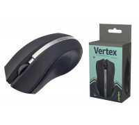 Мышь беспроводная Perfeo "VERTEX", 3 кн, DPI 1000, USB, PF_A4497 (черно-серебристый)