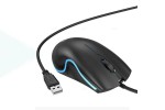 Мышь проводная Hoco GM19 Enjoy gaming luminous wired mouse black (игровая)