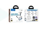 Наушники вакуумные беспроводные HOCO EQ16 Shine wireless BT headset (черно-синяя глазурь)