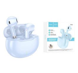 Наушники вакуумные беспроводные HOCO EW61 June wireless stereo headset Bluetooth (голубой)