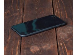 Чехол для iPhone 7 (4.7) глянцевый полупрозная (черный)