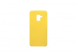 Чехол для Samsung A5 2018 (A530)/A8 2018 тонкий (желтый)