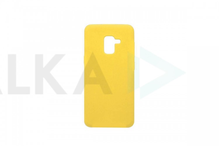 Чехол для Samsung A5 2018 (A530)/A8 2018 тонкий (желтый)