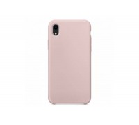 Чехол для iPhone ХR Soft Touch (бледно-розовый) 12