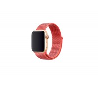 Ремешок нейлоновый EVA для Apple Watch 38/40 mm ярко-розовый