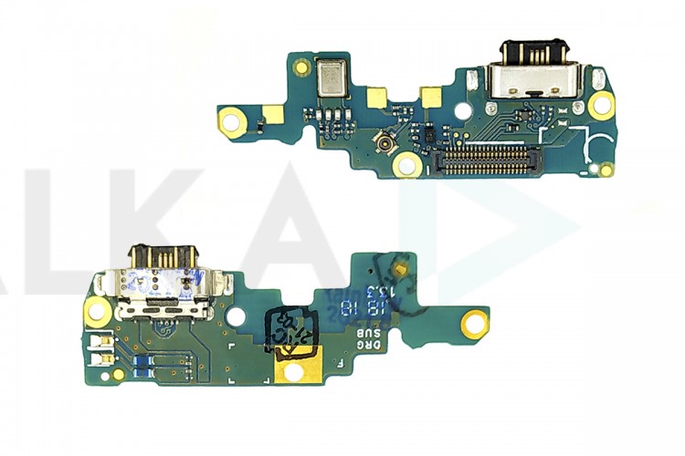 Шлейф для Nokia 6.1 Plus (TA-1116) с разъемом зарядки (плата) HQ
