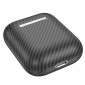Наушники вакуумные беспроводные BOROFONE BW01 Plus True wireless stereo headset(carbon fiber pattern version) (черный)