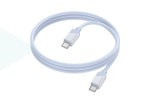 Кабель USB Type-C - USB Type-C BOROFONE BX107, PD60W (белый) 1м