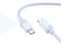 Кабель USB Type-C - USB Type-C BOROFONE BX107, PD60W (синий) 1м