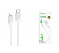 Кабель USB Type-C - Lightning BOROFONE BX107 (белый) 1м