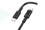 Кабель USB Type-C - USB Type-C BOROFONE BX111, PD60W (черный) 1м