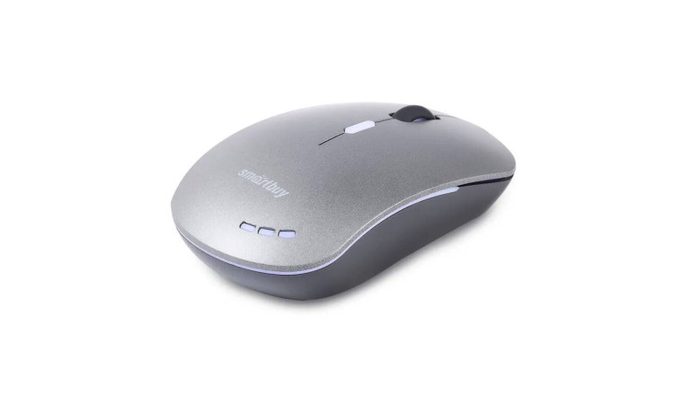 Мышь проводная беззвучная с подсветкой Smartbuy 288 серый металлик (SBM-288-G) / 40 Мышь проводная беззвучная с подсветкой Smartbuy 288 серый металлик (SBM-288-G) / 40