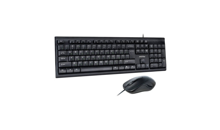 Комплект клавиатура+мышь проводной Smartbuy ONE 114282 черный (SBC-114282-K) /20 Комплект клавиатура+мышь проводной Smartbuy ONE 114282 черный (SBC-114282-K) /20